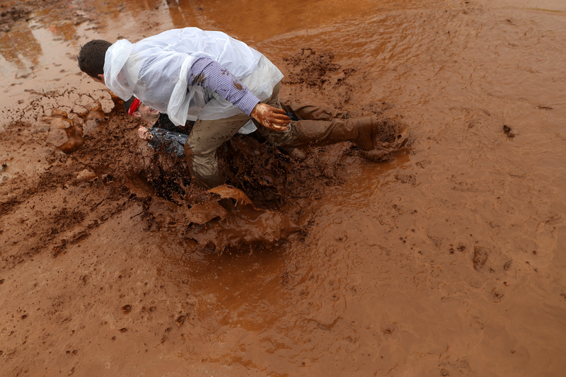 Illustration for article titled The Preakness Was A Foggy, Muddy, Wonderful Mess